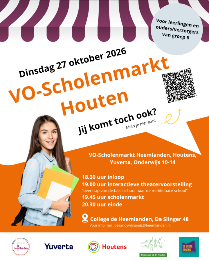 Scholenmarkt Houten 27 okt 2026